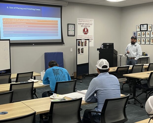 Leonel Perez Teaching for BCS Concrete