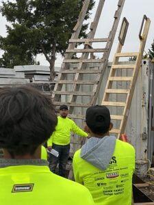 Jonathan Giving Ladder Training at Rodeo 2025