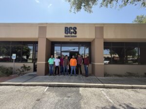 Photo of OSHA 10 Class in front of BCS Office in San Antonio