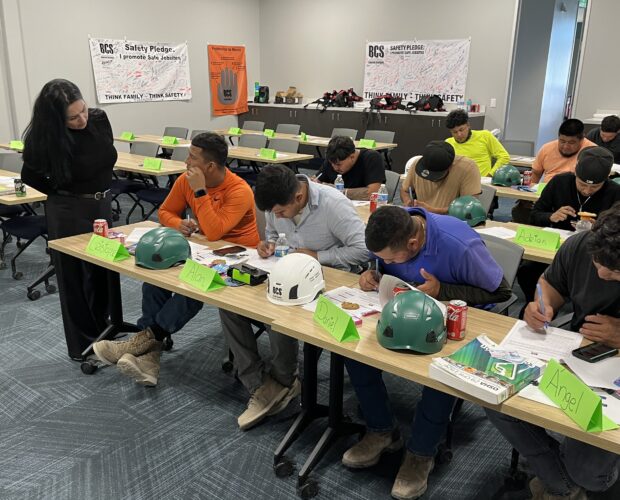 BCS New HIres Complete their Paperwork