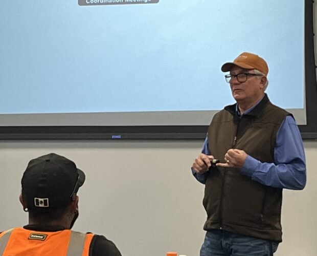 James Lewis, Superintendent, White Construction, Speaks to Emerging Leaders Group