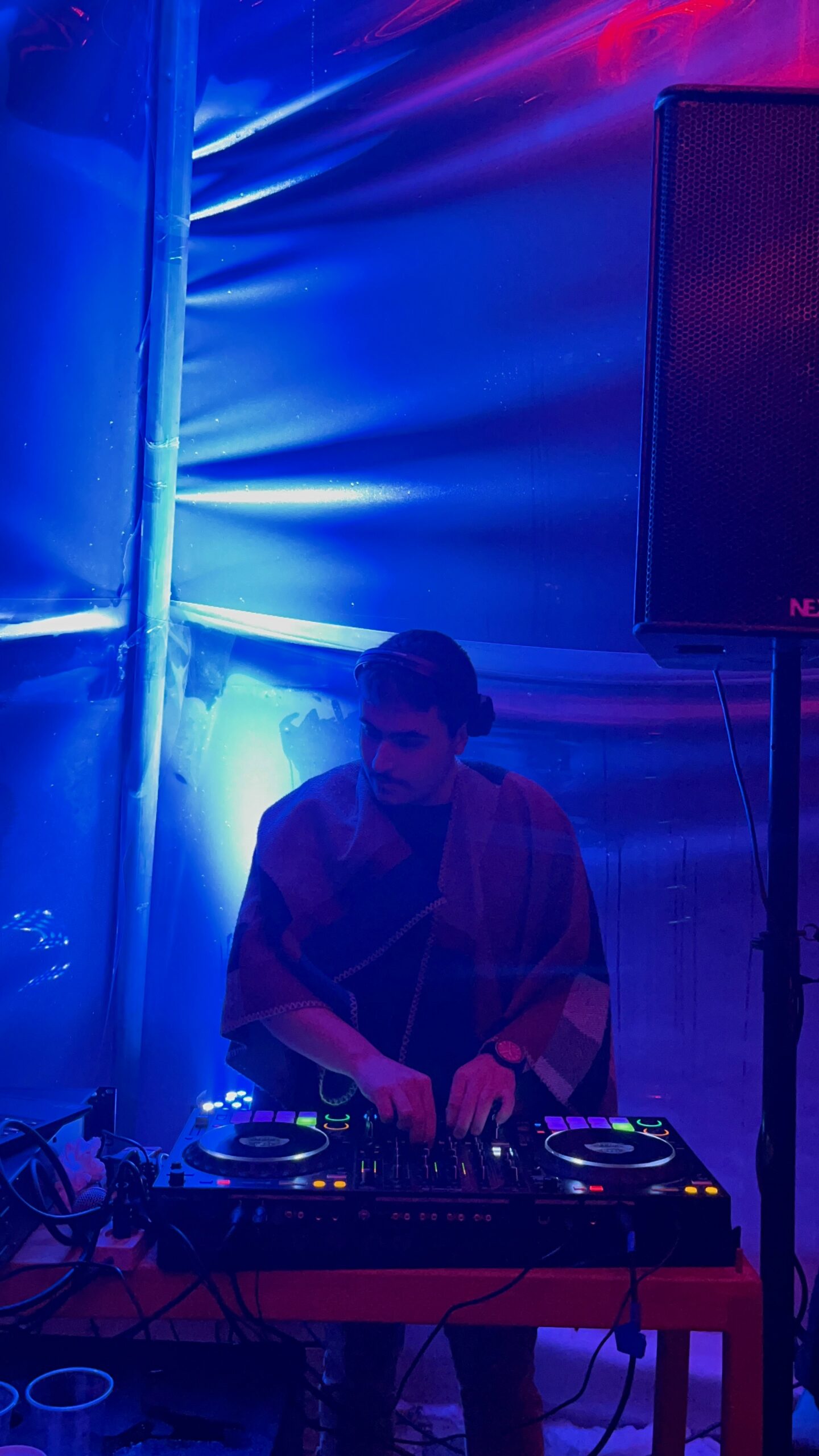 Rami DJing
